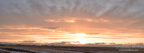 Prairie sunset